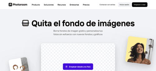 Photoroom.com - Inteligencia Artificial IA - inteligenciaartificial.biz