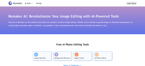Remaker.ai - Inteligencia Artificial IA - inteligenciaartificial.biz